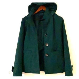 Green Jack pea coat